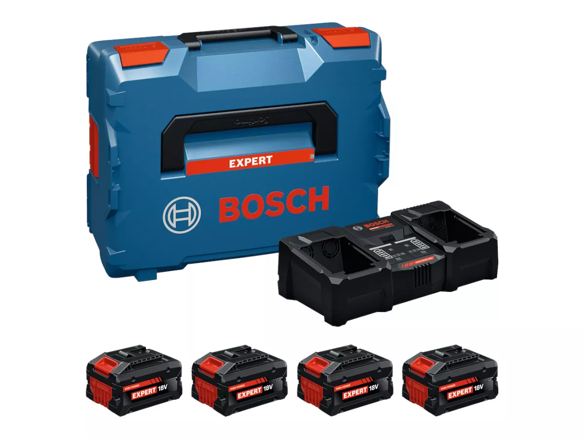 Chargeur EXAL18V2-320 + 2x EXBA18V-80 + 2x EXBA18V-55 BOSCH